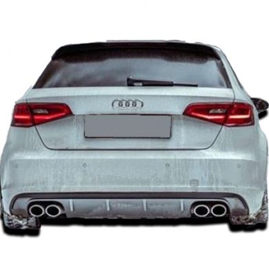 Audi A3 8V Hb 2012 - 16  Uyumlu Yedek Parça S3 Difüzör Plastik Boyasız