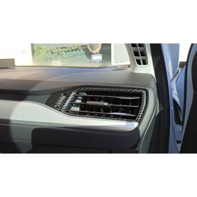 Ford Focus  Uyumlu Yedek Parça  2019+ Menfez Kaplama Karbon 2 Parça (abs)