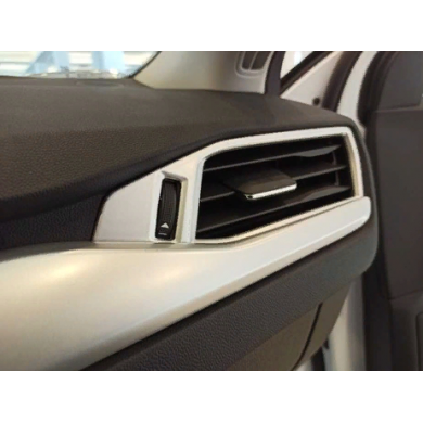 Ford Focus Uyumlu Yedek Parça   2019+ Menfez Kaplama Sılver 2 Parça (abs)