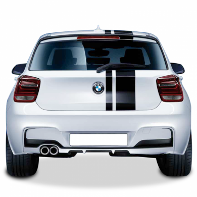 Bmw F20 1 Serisi 2012-2015 Uyumlu Yedek Parça M Performance Difüzör Plastik Boyasız