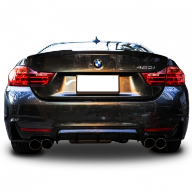 Bmw F32 - F33 - F36 4 Serisi 2013 - 20 M Performance Difüzör (Sağ Sol Çift) Plastik Boyasız