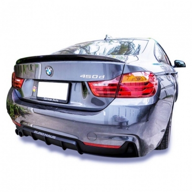 Bmw F32 - F33 - F36 4 Serisi 2013 - 20 M Performance Difüzör (Sol Çift) Plastik Boyasız