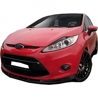 Ford Fiesta  Uyumlu Yedek Parça  2009 - 2013 Maxton Style Ön Lip Plastik Boyasız
