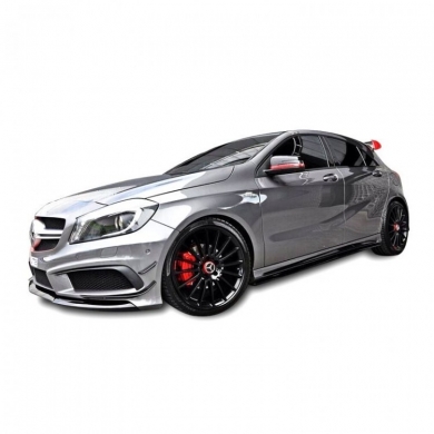 Mercedes W176 A Serisi Amg A45 2012 - 2018 Uyumlu Marşpiyel Altı Lip Plastik Boyasız