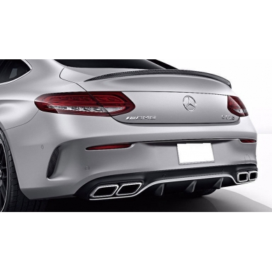Mercedes W207 E Serisi Coupe Amg C63 2010 - 2013 Uyumlu Yedek Parça Difüzör Plastik Boyasız