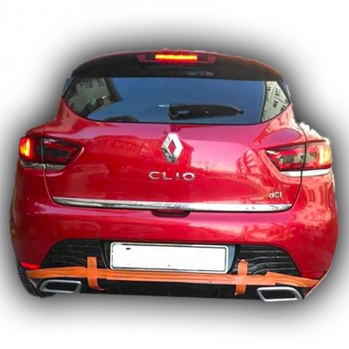 Renault Clio 4 2012 - 2019 Uyumlu Yedek Parça Difüzör Plastik Boyasız