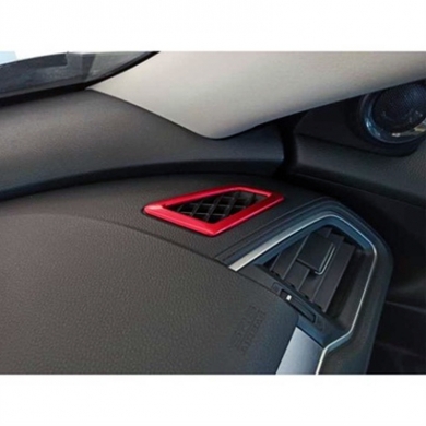 Honda Civic Fc5 Hava Menfez Kaplama 2 Parça Kırmızı 2016-2020