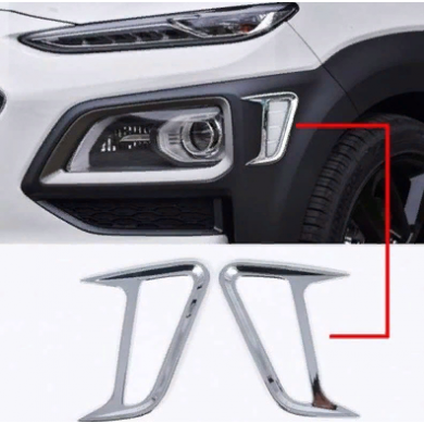 Hyundai Kona Ön Tampon Bıçakları - Krom