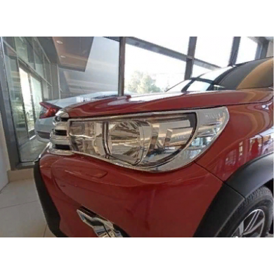 Toyota Hilux Revo 2016-2019 Uyumlu Yedek Parça Far Çerçeve Kaplama Krom