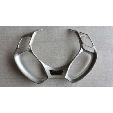 Toyota C-HR 2016-2019 Uyumlu Yedek Parça Direksiyon Kaplama Silver