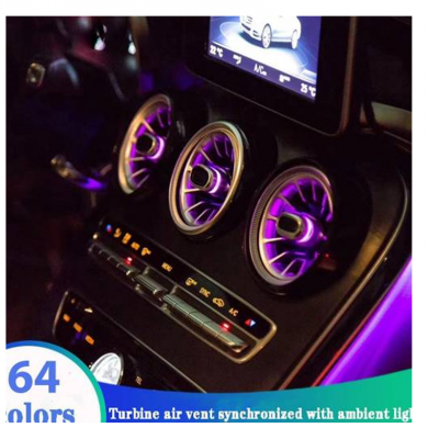 Mercedes Benz C Class W205 Uyumlu Yedek Parça Burmester Havalandırma Seti – 64 Renk