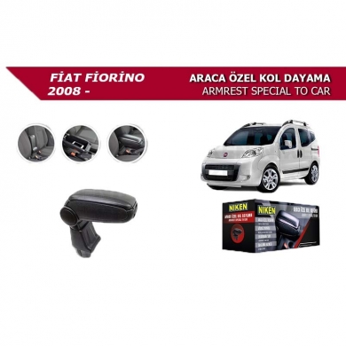 Niken Fiat Fiorino 2008- Araca Özel Kol Dayama Siyah