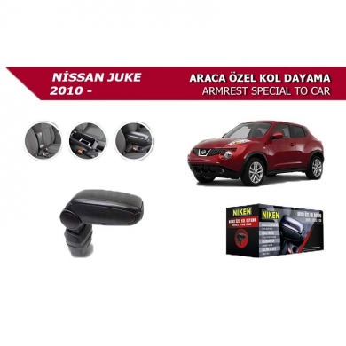 Niken Nissan Juke 2010- Araca Özel Kol Dayama Siyah
