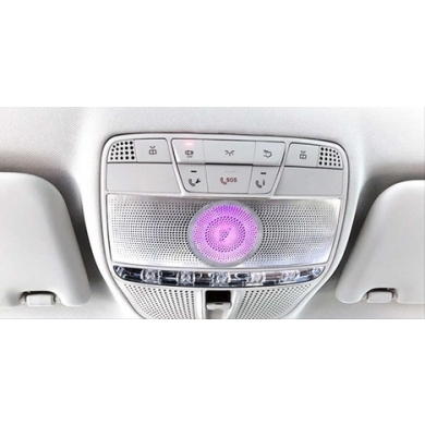 Mercedes C Serisi W205 Uyumlu Yedek Parça 64 Renk Tavan Ambiyans ve Hoparlör Set (2 Hoparlör İçerir)