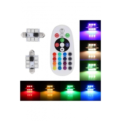 Uzaktan Kumandalı 36MM Sofit RGB Renkli Led