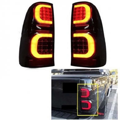 Toyota Uyumlu Hilux Vigo Uyumlu Yedek Parça Smoke Led Stop 2012-2015 Dizayn B