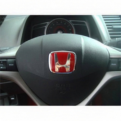 Honda Uyumlu Yedek Parça Civic FD6 2006-2011 Kırmızı Direksiyon Logosu