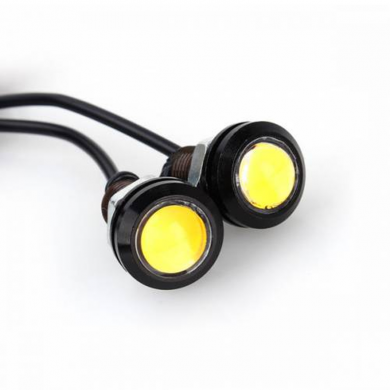 Kartal Gözü Gündüz Farı Eagle Eye LED Beyaz 18MM ( 2 Adet )