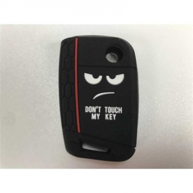 Volkswagen Uyumlu Yedek Parça Sustalı Silikon Anahtar Kılıfı - Emoji