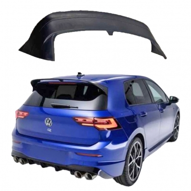 Volkswagen Golf 8 Uyumlu Yedek Parça Spoiler Boyalı Fiber