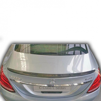 Mercedes W205 Yeni C Kasa AMG Uyumlu Yedek Parça Bagaj Spoiler Boyalı