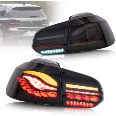 Volkswagen Golf 6 Uyumlu Yedek Parça Dragon Led Stop (Smoke)