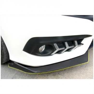 Honda Civic FC5 Uyumlu Yedek Parça 2016-2020 Çıkıntılı Ön Flap Piano Black Dizayn B