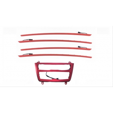 Bmw 3 Serisi F30 Uyumlu Yedek Parça Ambians Set (Klima Panel Ve Kapılar) - Kırmızı Renk