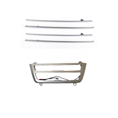 Bmw 3 Serisi F30 Uyumlu Yedek Parça Ambians Set (Klima Panel Ve Kapılar) - Silver Renk