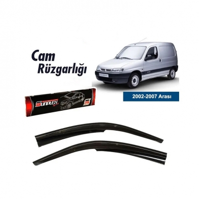 Citroen Berlingo 2002-2007 Sport Style Cam Rüzgarlığı