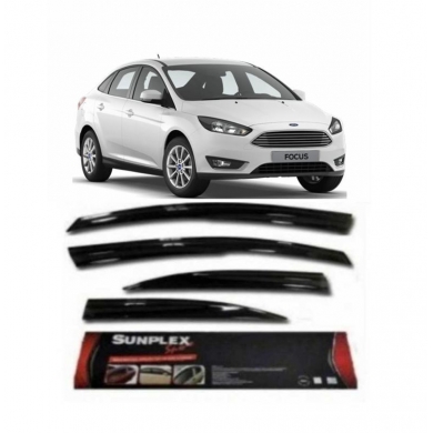 Ford Focus 3-4   Uyumlu Yedek Parça  Hb-Sedan (2011-2017) Sport Style Cam Rüzgarlığı
