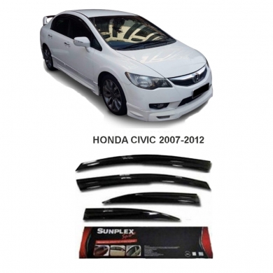 Honda Civic Uyumlu Yedek Parça 2006-2011 Sport Style Cam Rüzgarlığı