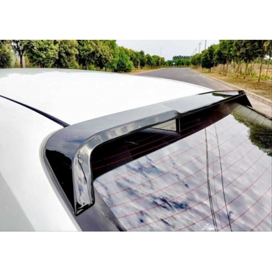 Toyota Corolla 2019+ Uyumlu Yedek Parça Cam Üstü Spoiler (Piano Black)