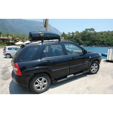 Kia Sportage 2006-2009 Siyah Oem Yan Basamak Koruma