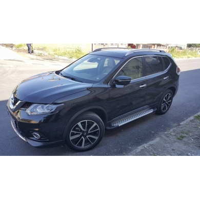 Nissan X-Trail 2015+ Uyumlu Yedek Parça Oem Noktalı Yan Basamak Koruma
