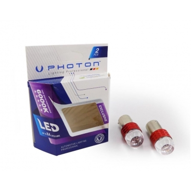 Photon P21W Kırmızı LED PH7210 R