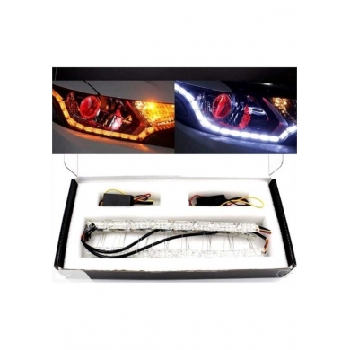 Kristal Gündüz Ledi Kayar Sinyalli Rgb Çok Renkli