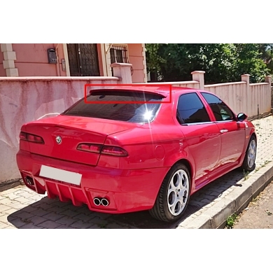 Alfa Romeo 156 Cam Üstü Spoiler Boyasız