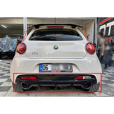 Alfa Romeo Mito Difüzör Boyasız