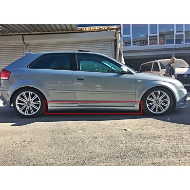 Audi A3 Uyumlu Yedek Parça Vorteks Tek Kapı Marşpiyel