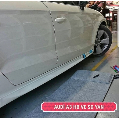 Audi  A3 Uyumlu Yedek Parça Sedan Aero Marşpiyel Takımı
