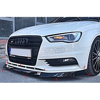 Audi A3 Uyumlu Yedek Parça Sedan Ön Tampon Eki