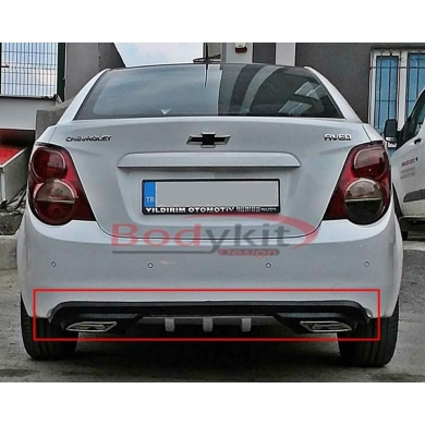 Chevrolet Aveo Uyumlu Yedek Parça Sedan Difüzör - Plastik