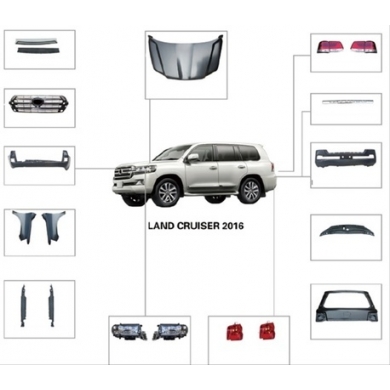 Toyota Land Cruiser 2008-2015 İçin Facelift Body Kit (2016 + Uyumlu Görünüm)