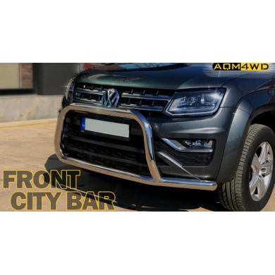 Volkswagen Amarok 2010+ Uyumlu Yedek Parça Off Road Ön Koruma Krom Face Off AQM4WD PTS14