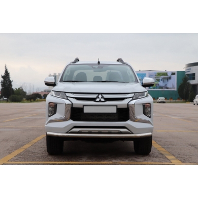 Mitsubishi L200 2007+ Off Road Ön Tampon Koruma Demiri Krom (Tekli Bıyık) AQM4WD