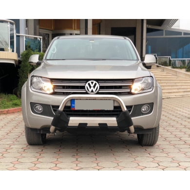 Vokswagen Amarok 2010+ Off Road Krom Poliüretan Ön Koruma Ön Tampon Koruma Demiri Amazonplus AQM4WD