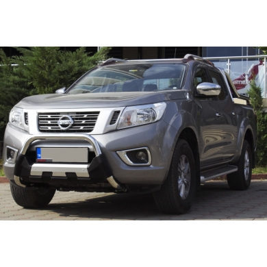 Nissan Navara 2006+ Off Road Uyumlu Yedek Parça Krom Poliüretan Ön Koruma Ön Tampon Koruma Demiri Amazonplus AQM4WD PWT15