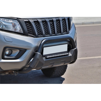Nissan Navara 2006+ Off Road Uyumlu Yedek Parça Poliüretan Ön Koruma Ön Tampon Koruma Demiri  Siyah Amazonplus AQM4WD PWT16