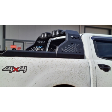 Mercedes X-Class 2017+ Uyumlu Yedek Parça Fullback Işıklı Roll Bar AQM4WD X11